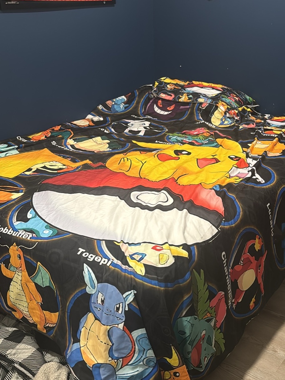 Pokemon duvet with pillowcases queen